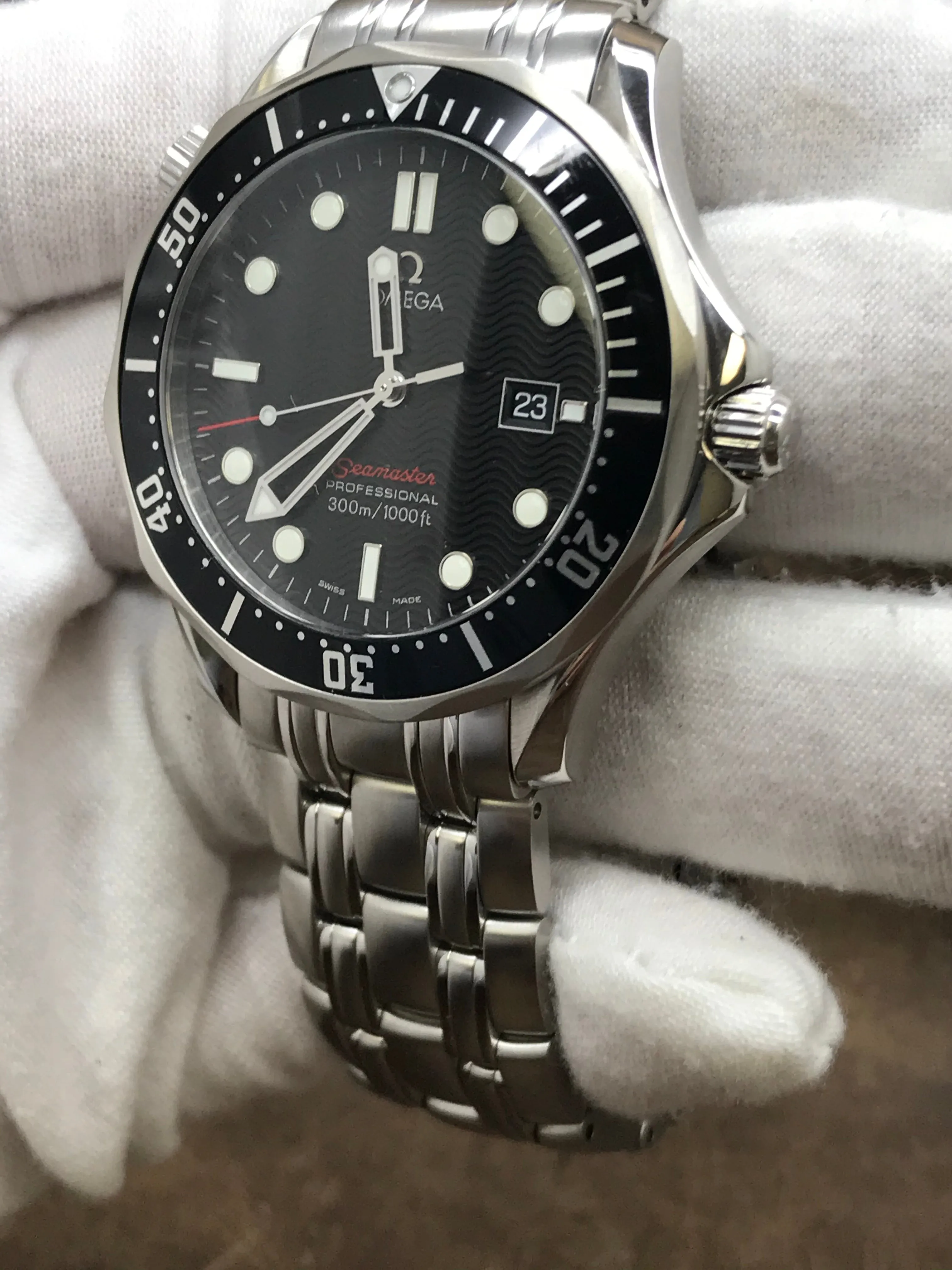 Omega Seamaster 300m 212.30.41.61.01.001 Black Dial Quartz Men's Watch