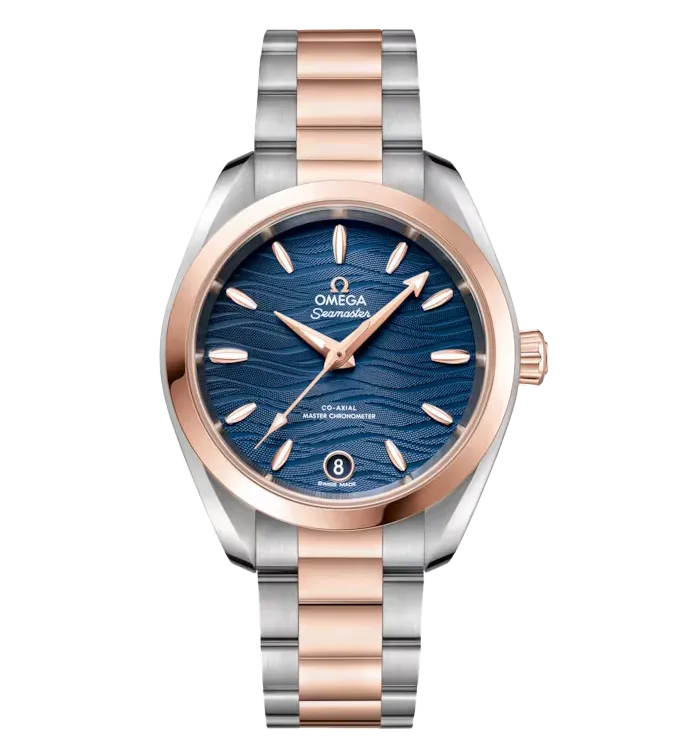 OMEGA Seamaster Aqua Terra 150m, 34mm with Blue Dial