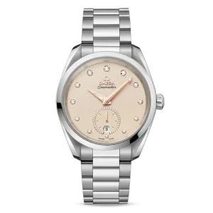 OMEGA Seamaster Aqua Terra 150m Co-Axial Master Chronometer Small Seconds 38mm with Ivory Dial