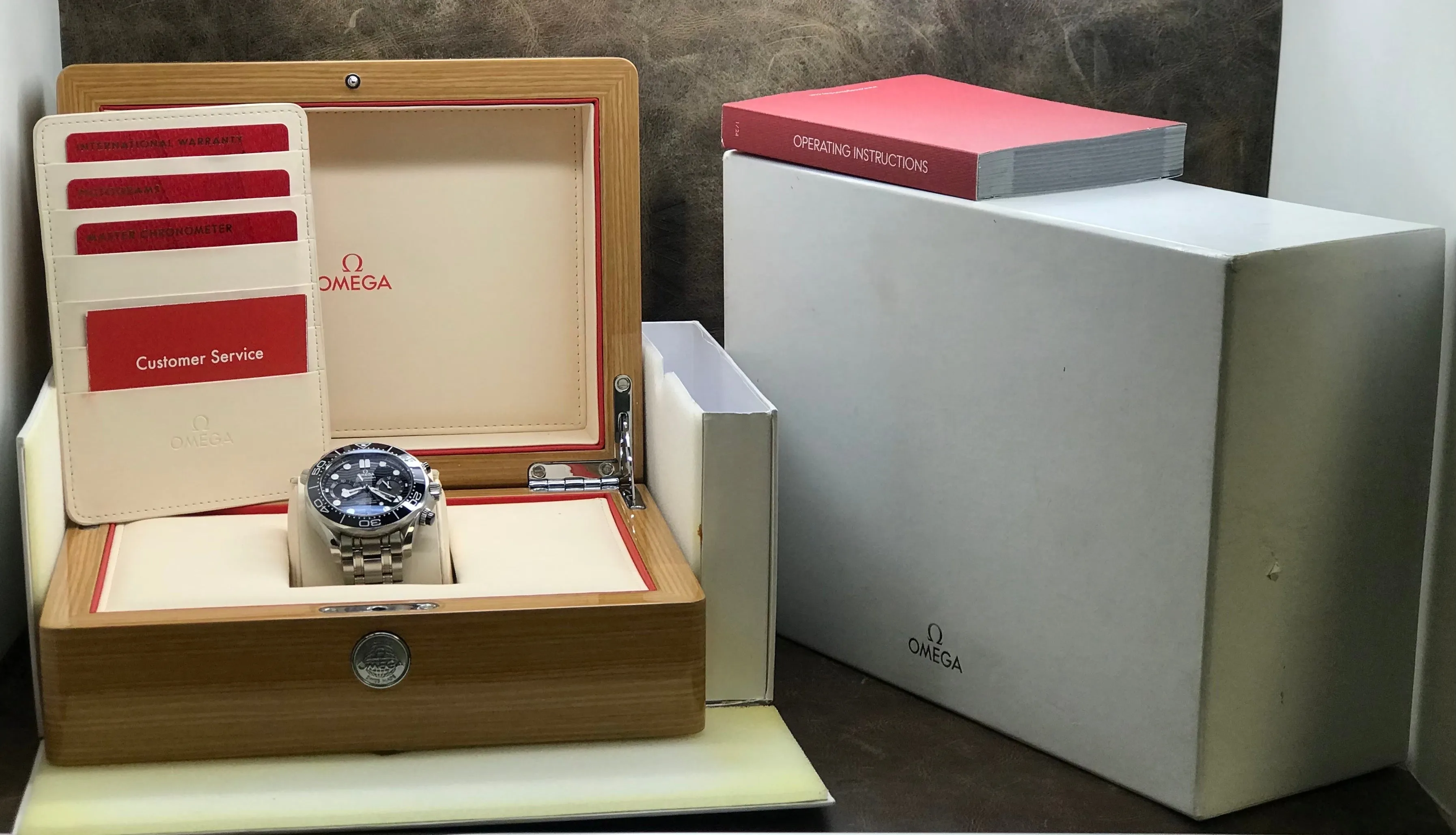Omega Seamaster Diver 300M 210.30.44.51.01.001 Black Dial Automatic Men's Watch