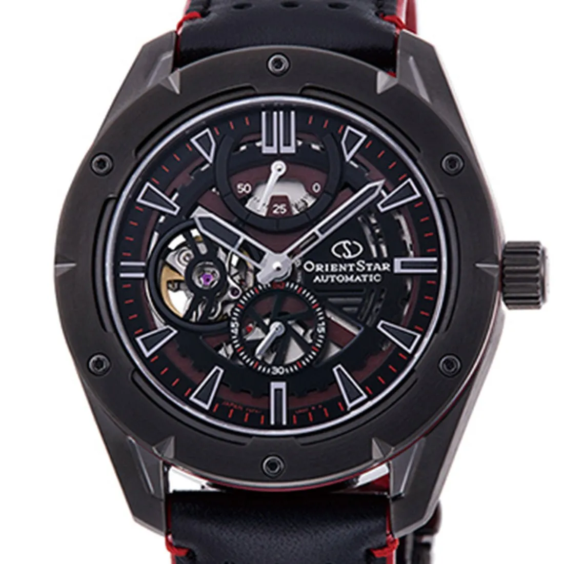 Orient Star Black Skeleton Avant Garde RE-AV0A03B RE-AV0A03B00B Automatic Watch