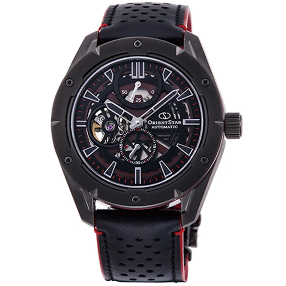 Orient Star Black Skeleton Avant Garde RE-AV0A03B RE-AV0A03B00B Automatic Watch
