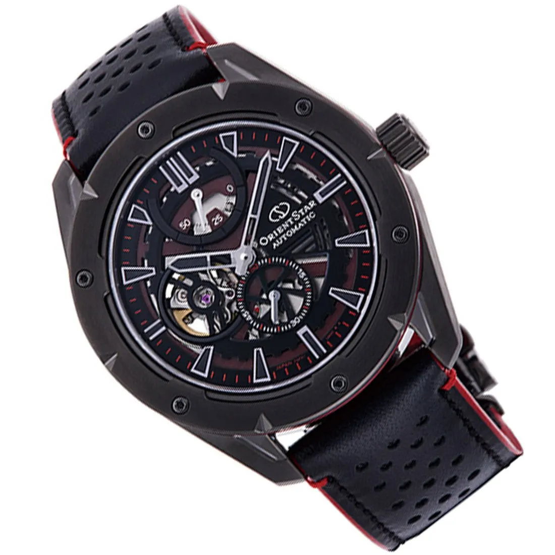 Orient Star Black Skeleton Avant Garde RE-AV0A03B RE-AV0A03B00B Automatic Watch