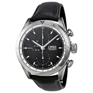 Oris Artix Chronograph Automatic Black Dial Men's Watch 674-7661-4174LS