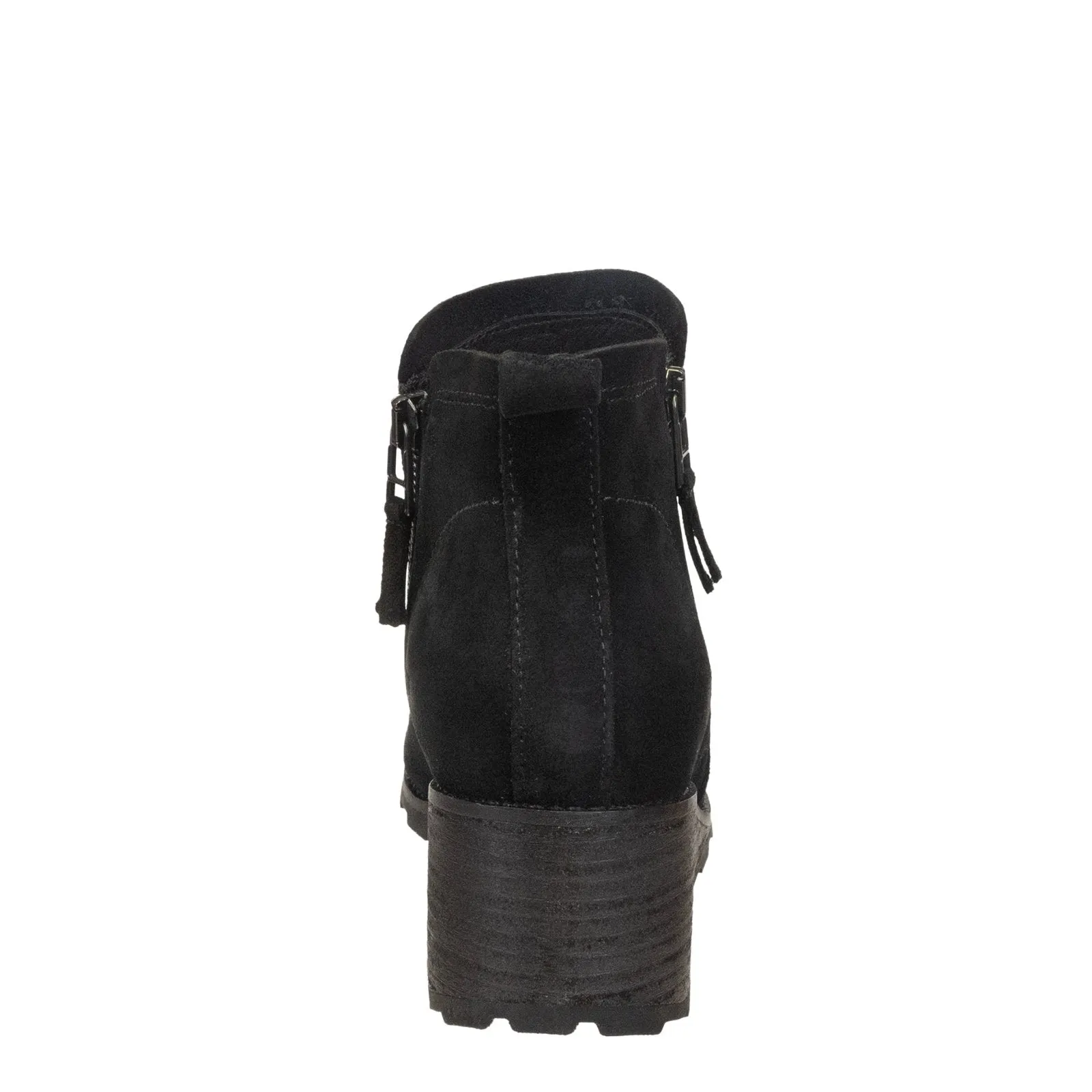 OTBT - STORY in BLACK Wedge Ankle Boots