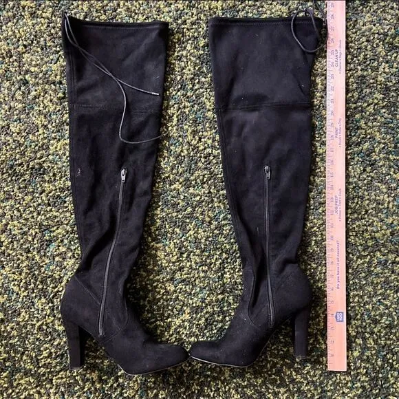 Over the Knee Suede Boots 10
