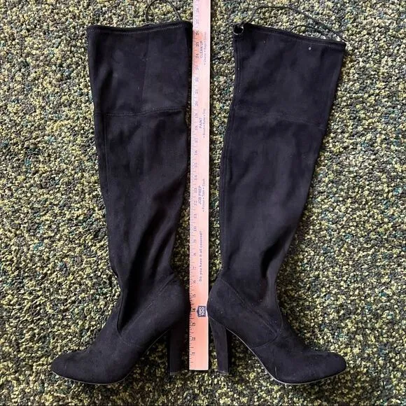 Over the Knee Suede Boots 10