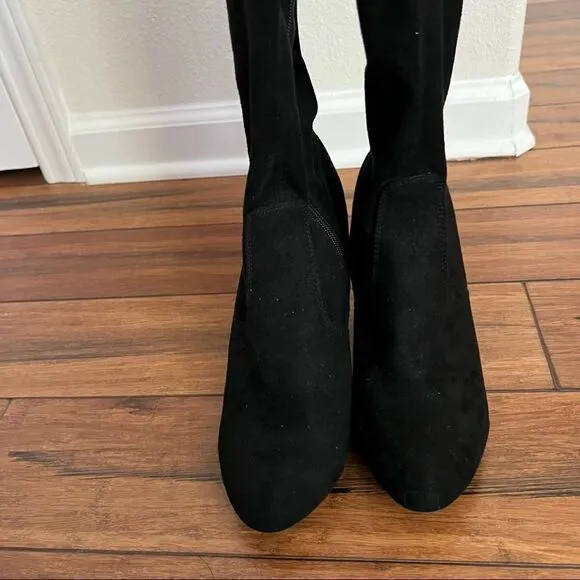 Over the Knee Suede Boots 10
