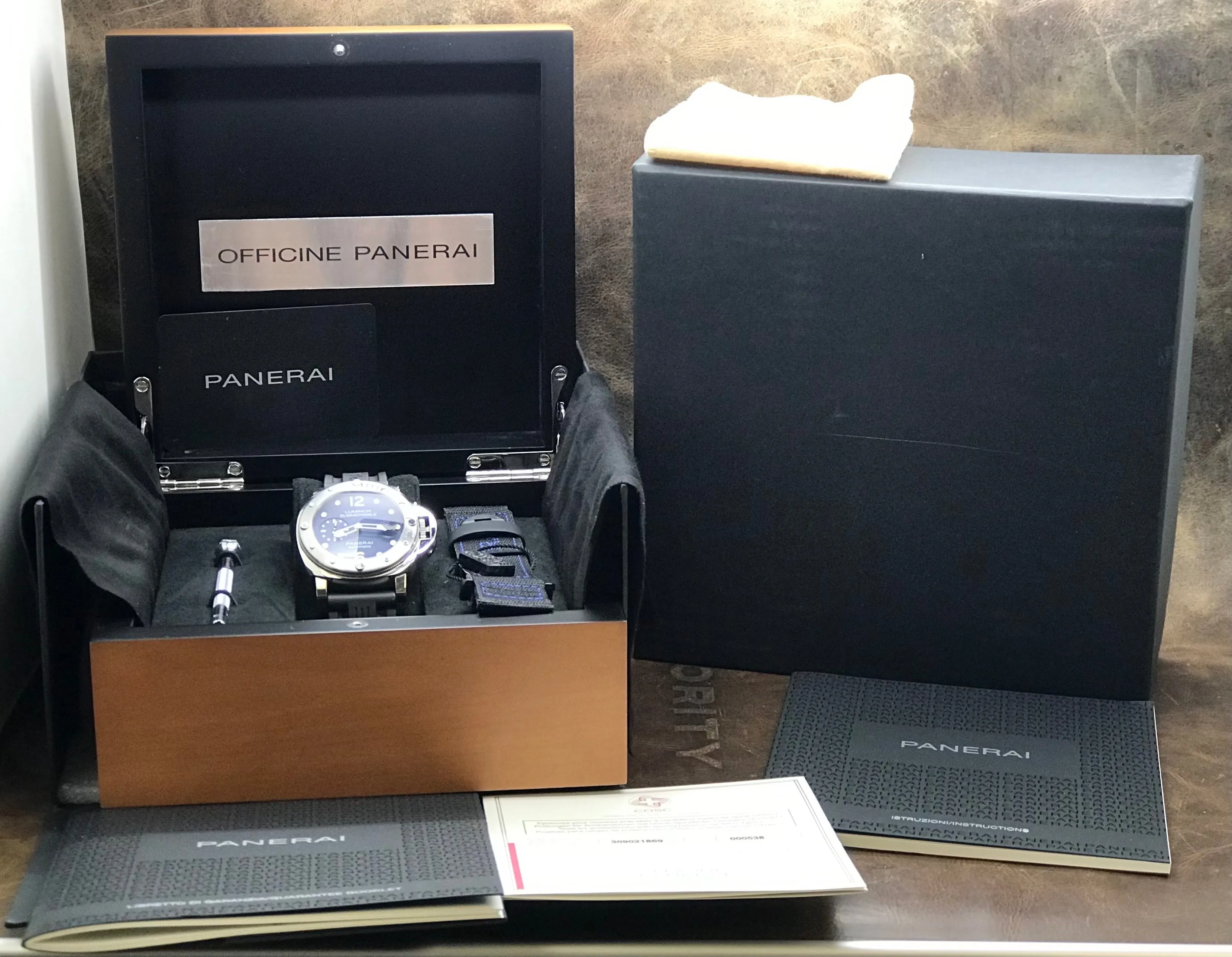 Panerai Luminor Submersible  PAM00731 Blue Dial Automatic Men's Watch