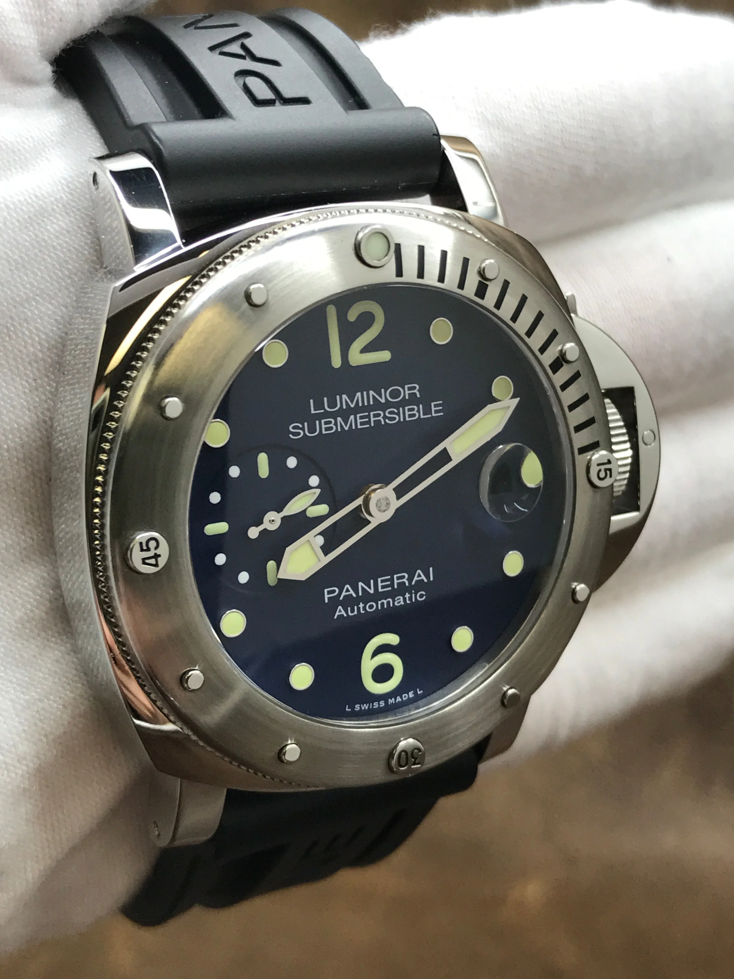 Panerai Luminor Submersible  PAM00731 Blue Dial Automatic Men's Watch