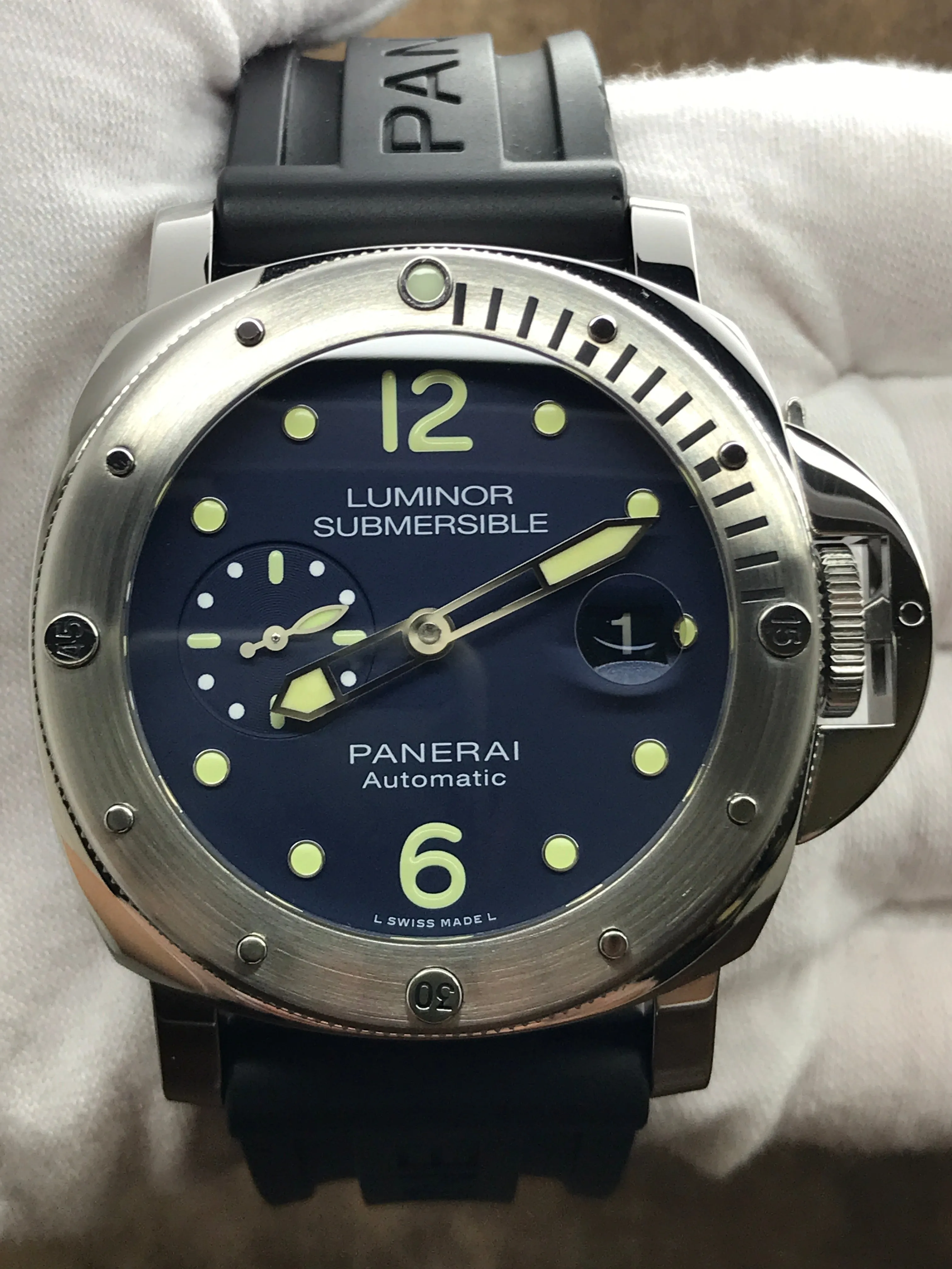 Panerai Luminor Submersible  PAM00731 Blue Dial Automatic Men's Watch