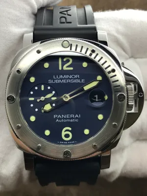 Panerai Luminor Submersible  PAM00731 Blue Dial Automatic Men's Watch