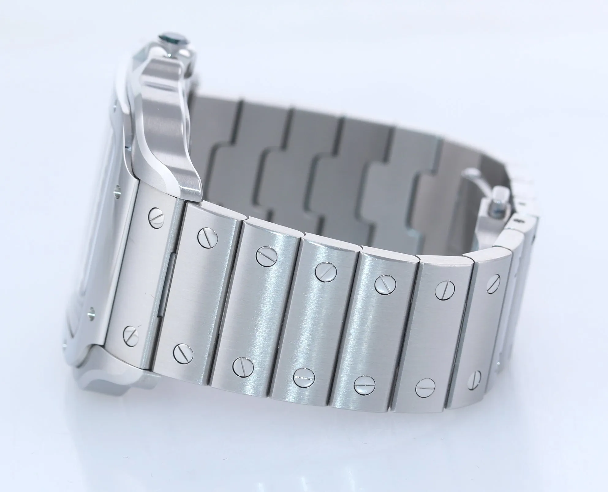 PAPERS NEW 2020 Cartier Santos SKELETON 40mm Manual Steel Watch Box