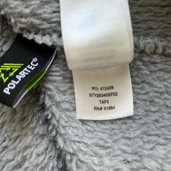 PATAGONIA WOMEN'S RE-TOOL 1/2 ZIP PULLOVER  FLEECE GREY FLOAT BLUE L
