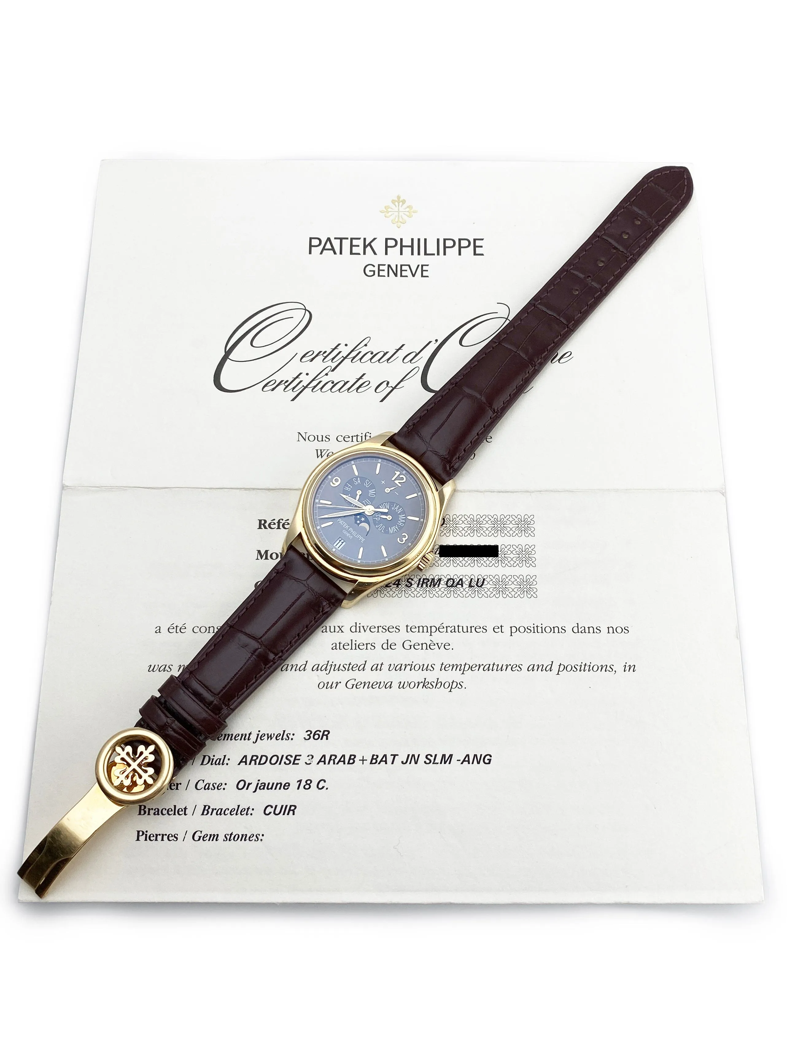 Patek Philippe Annual Calendar 5146J Slate Dial Mens Watch With Box & Papers