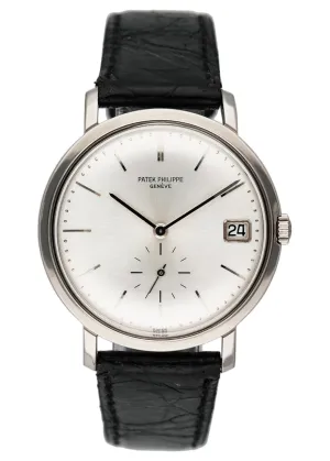 Patek Philippe Calatrava 3445G 18K White Gold Mens Watch