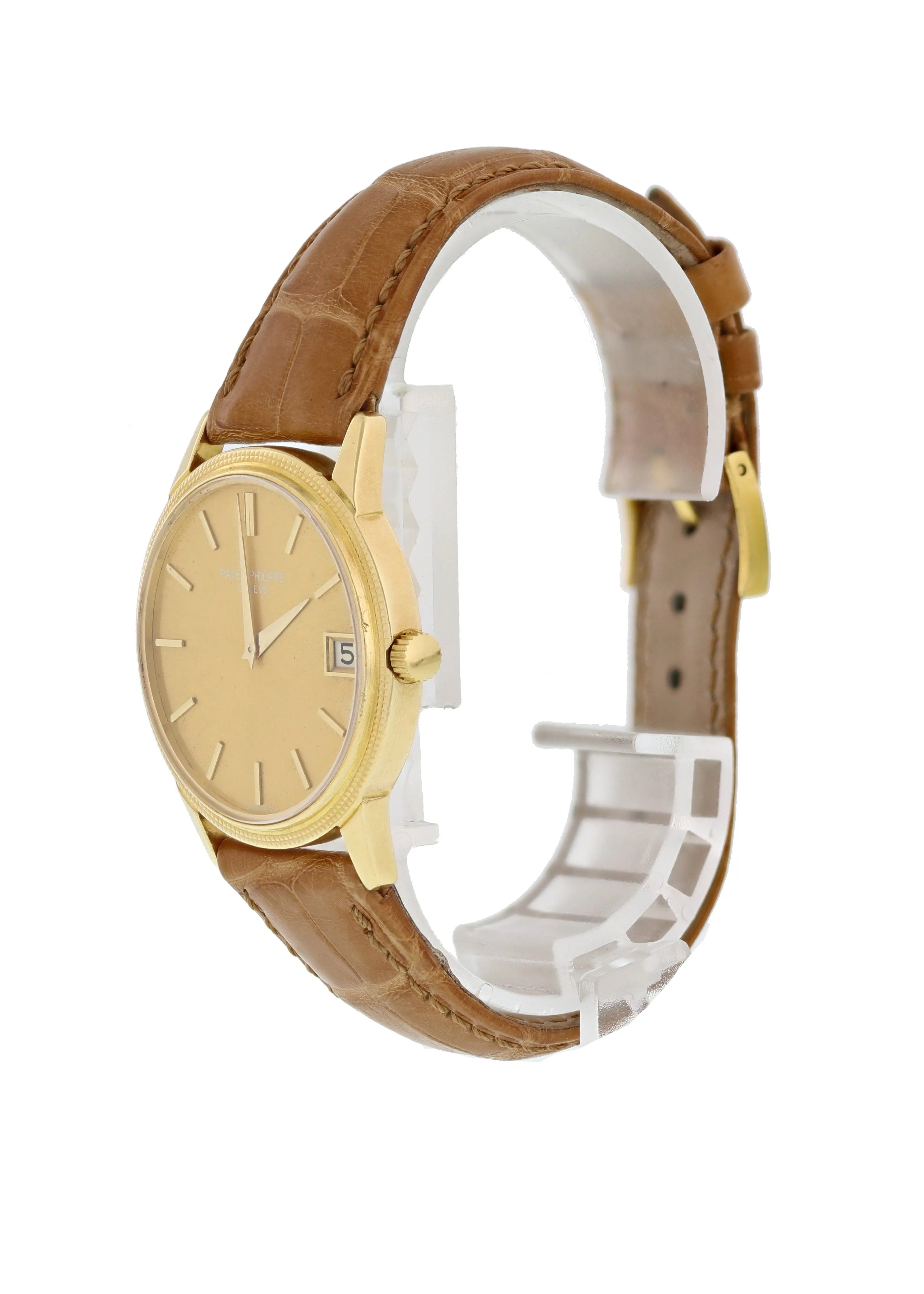 Patek Philippe Calatrava 3802 18k Yellow Gold Mens Watch