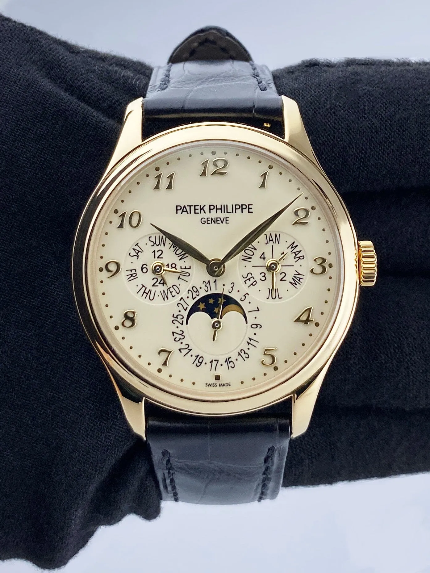 Patek Philippe Grand Complications 5327J Ivory Dial Mens Watch Box Papers