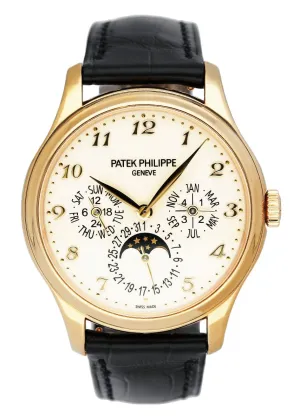 Patek Philippe Grand Complications 5327J Ivory Dial Mens Watch Box Papers