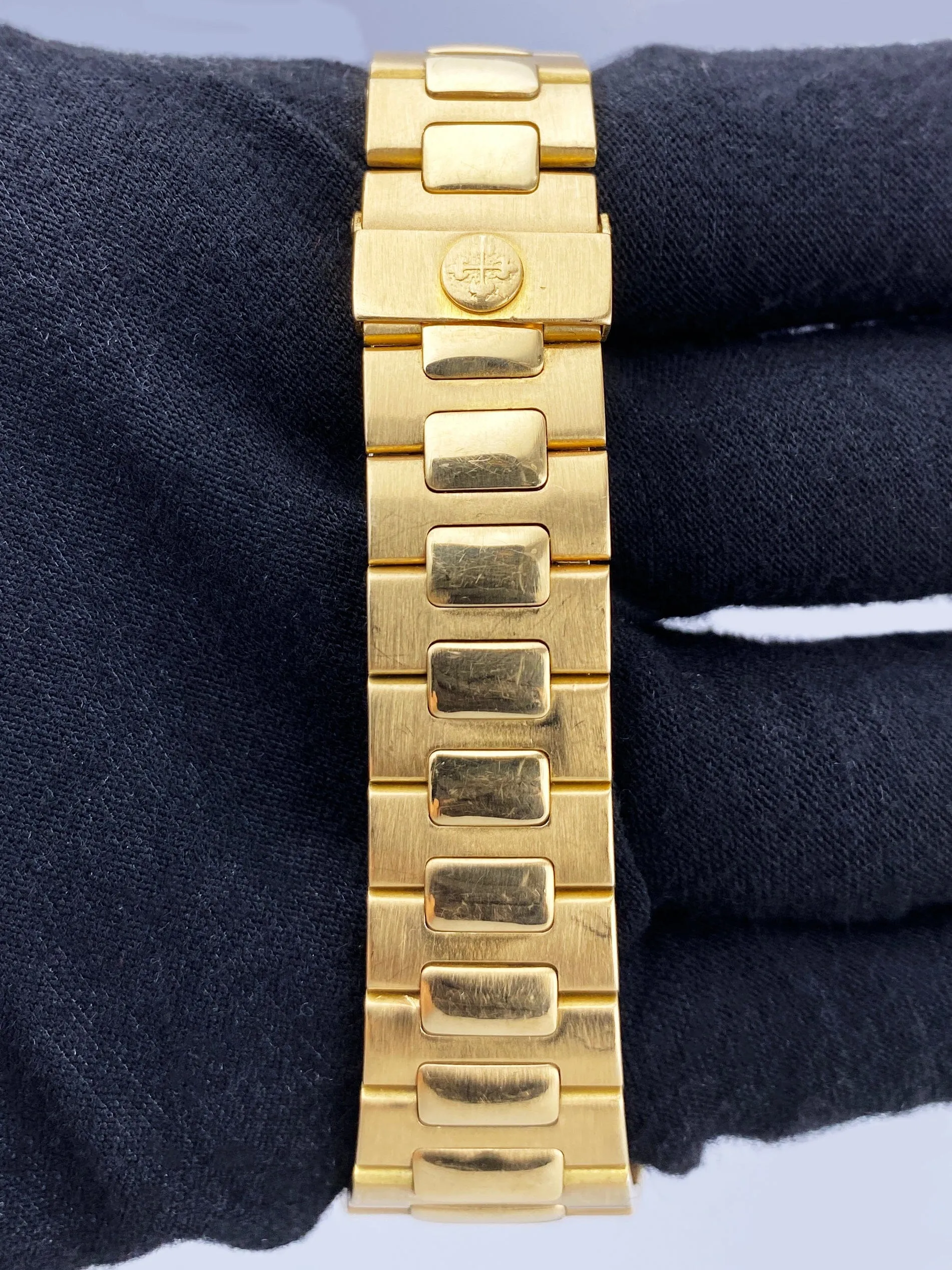 Patek Philippe Nautilus 3800/1J 18K Yellow Gold Mens Watch with Archive