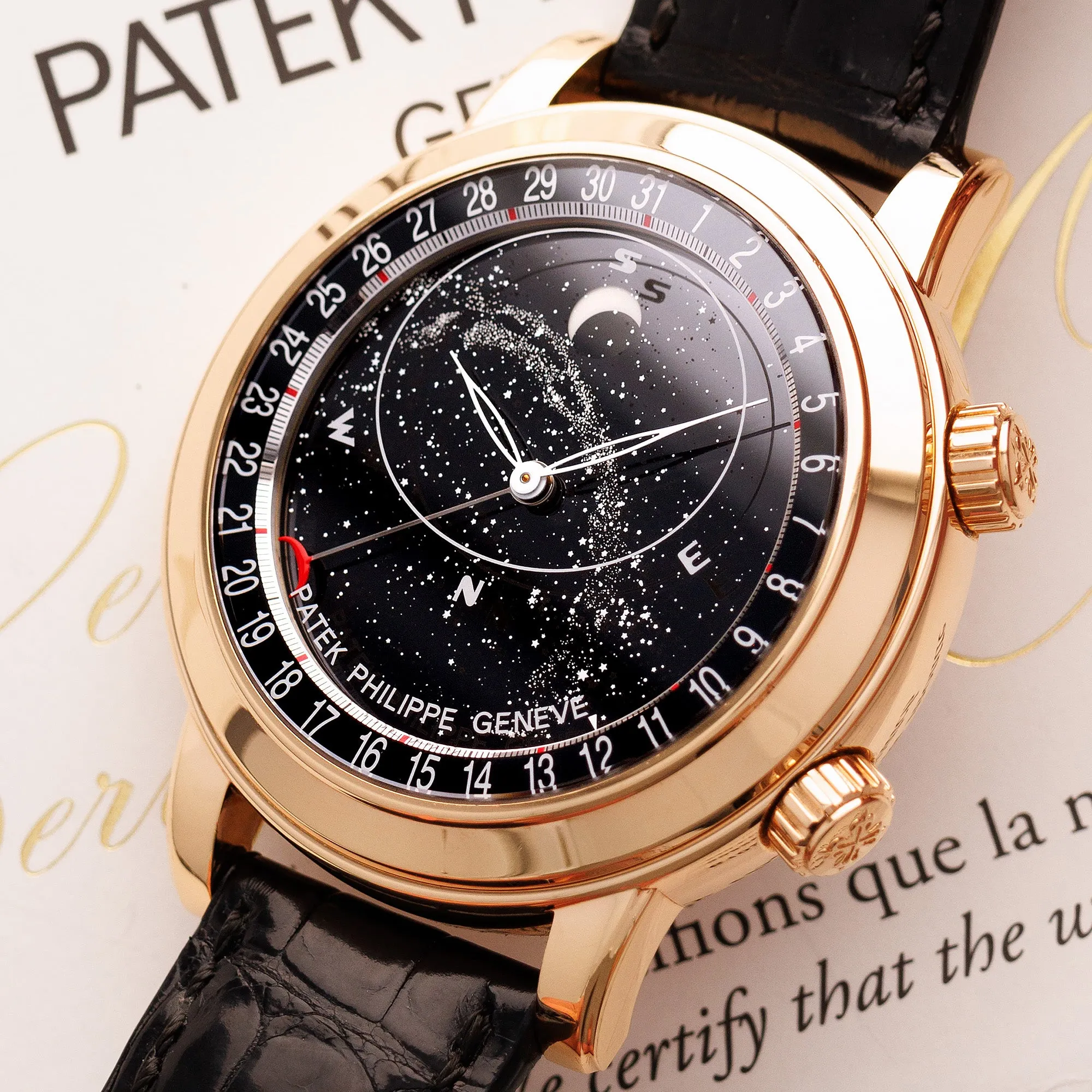 Patek Philippe Rose Gold Celestial Watch Ref. 6102