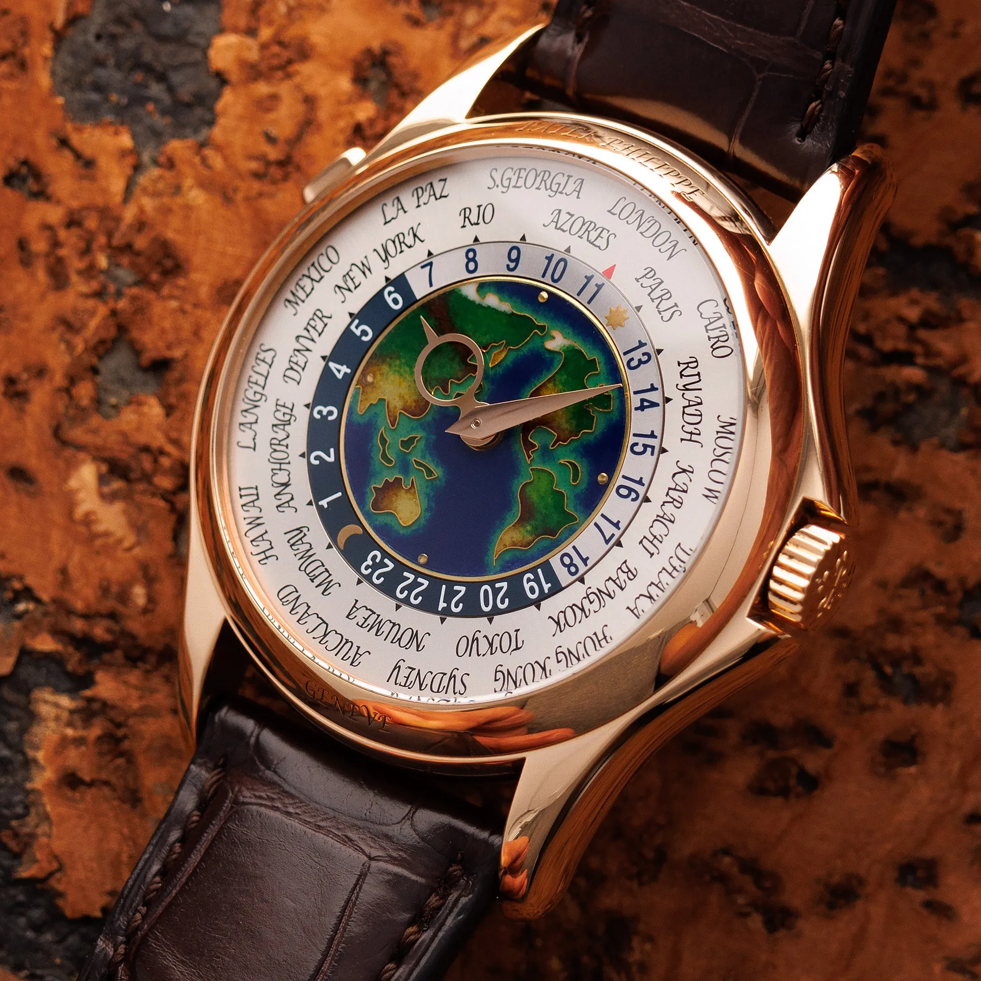 Patek Philippe Rose Gold World Time Watch Ref. 5131