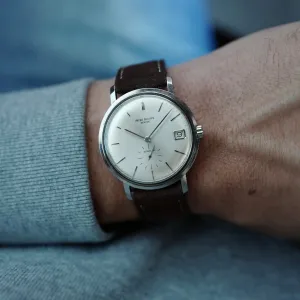 Patek Philippe White Gold Calatrava Ref. 3445 Retailed by Gubelin (New Arrival)