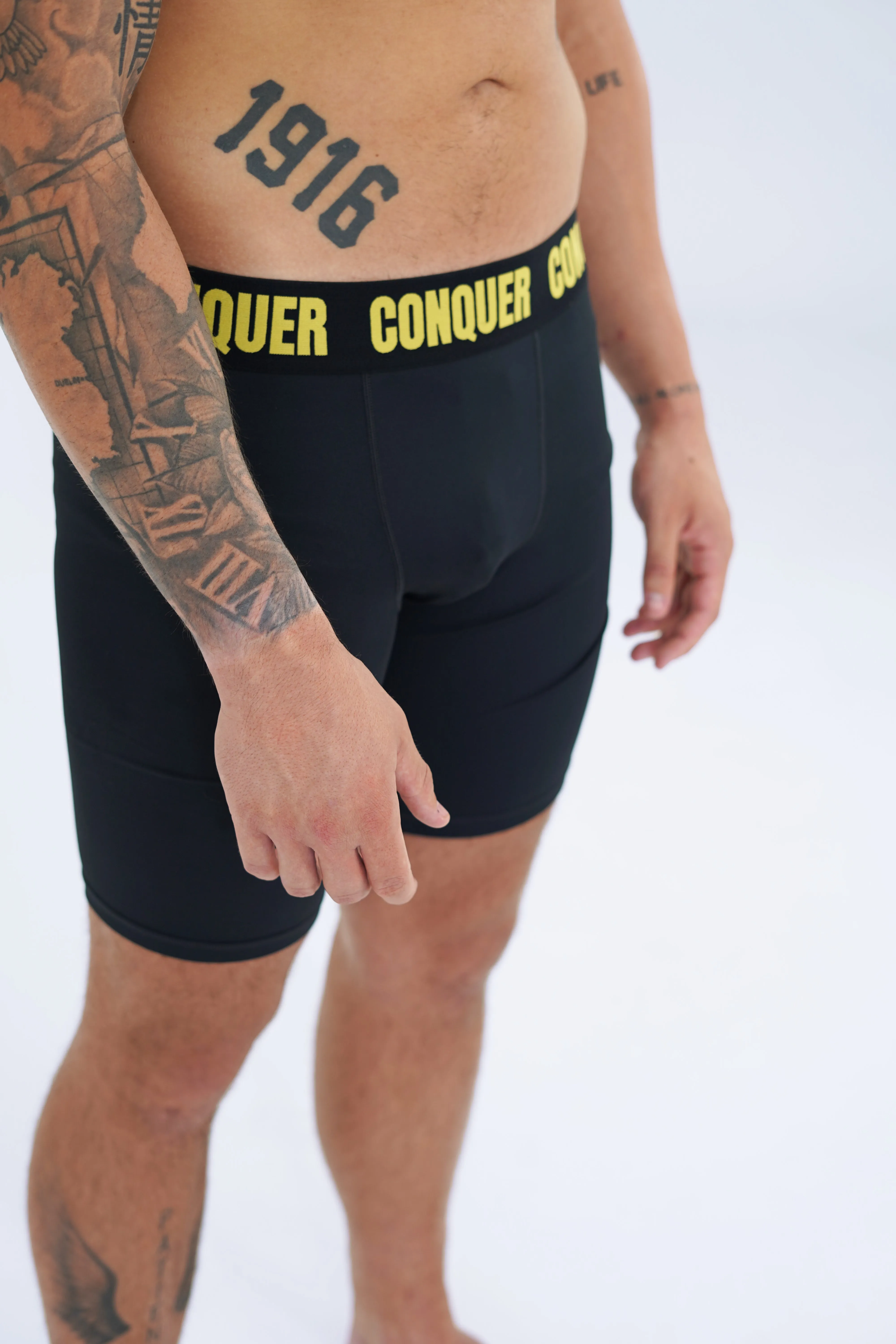 Performance Black Compression Shorts