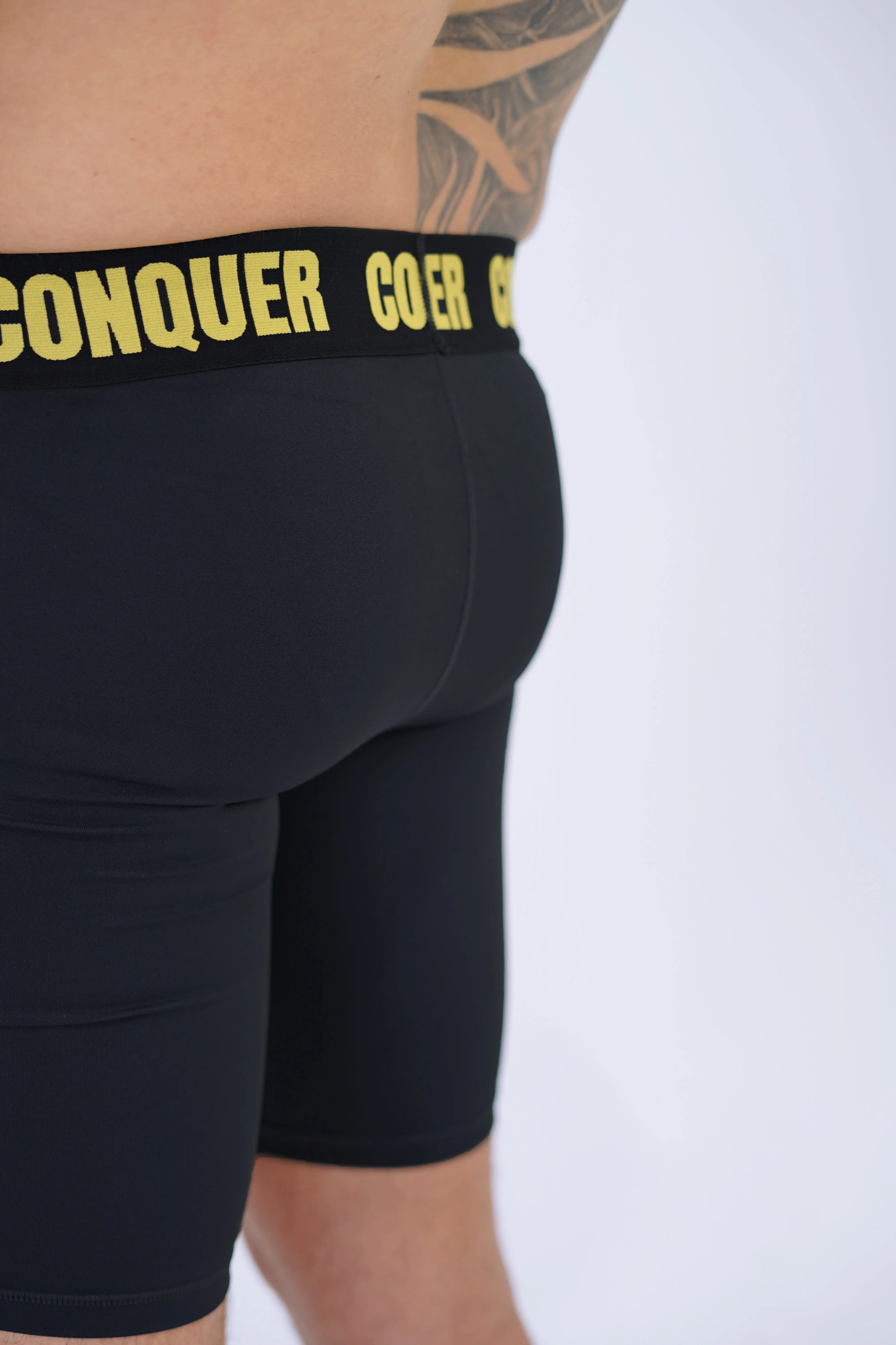 Performance Black Compression Shorts