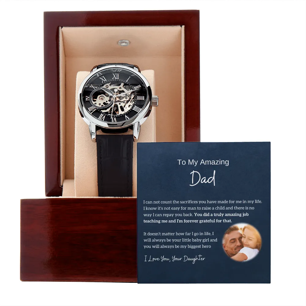 (Picture Upload) - To My Amazing Dad, I Can Not Count The Sacrifices You Have Made For Me (From Daughter)