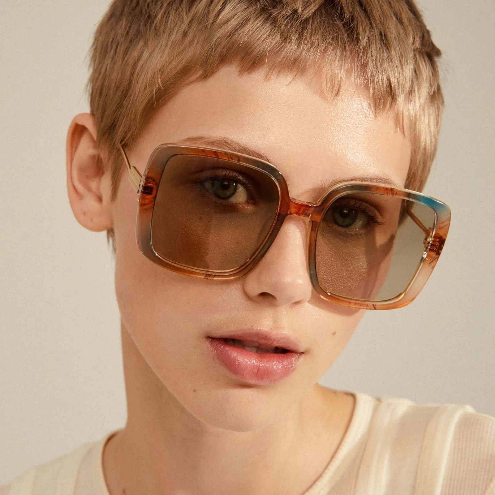 Pilgrim Aliet Sunglasses - Multi/Gold