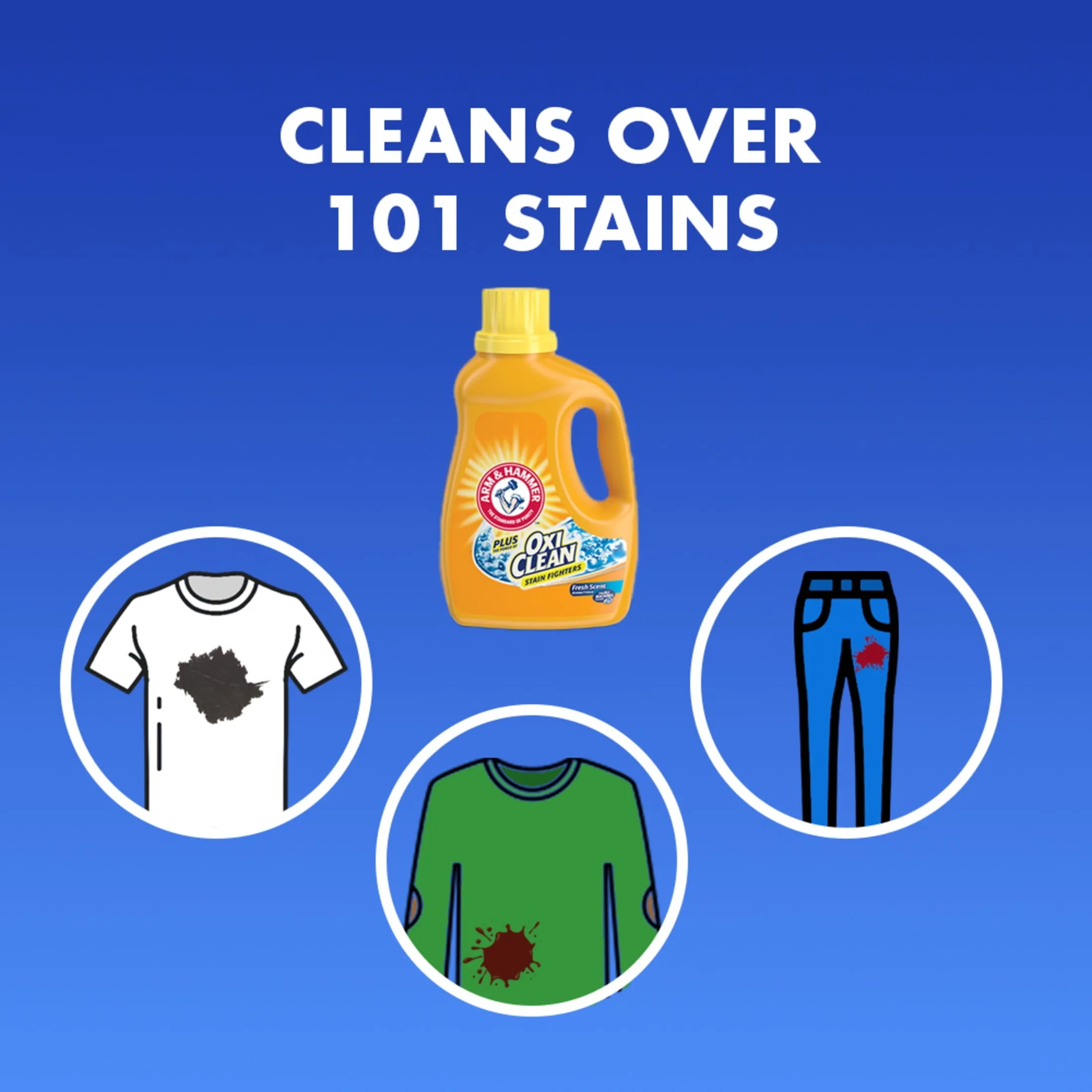plus Oxiclean Fresh Scent, 128 Loads Liquid Laundry Detergent, 224 Fl Oz