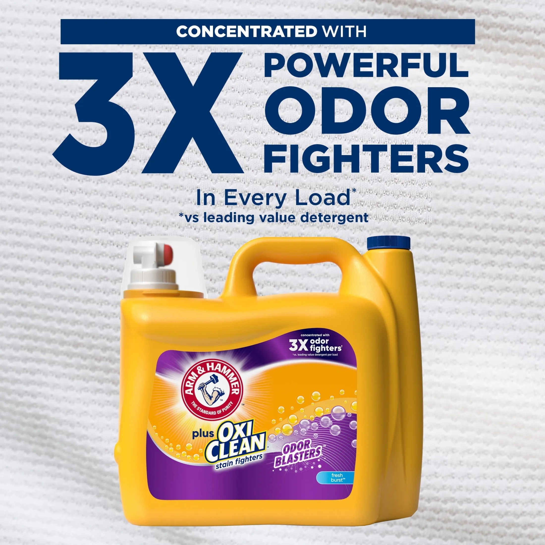 plus Oxiclean Odor Blasters Fresh Burst, 160 Loads Liquid Laundry Detergent, 208 Fl Oz