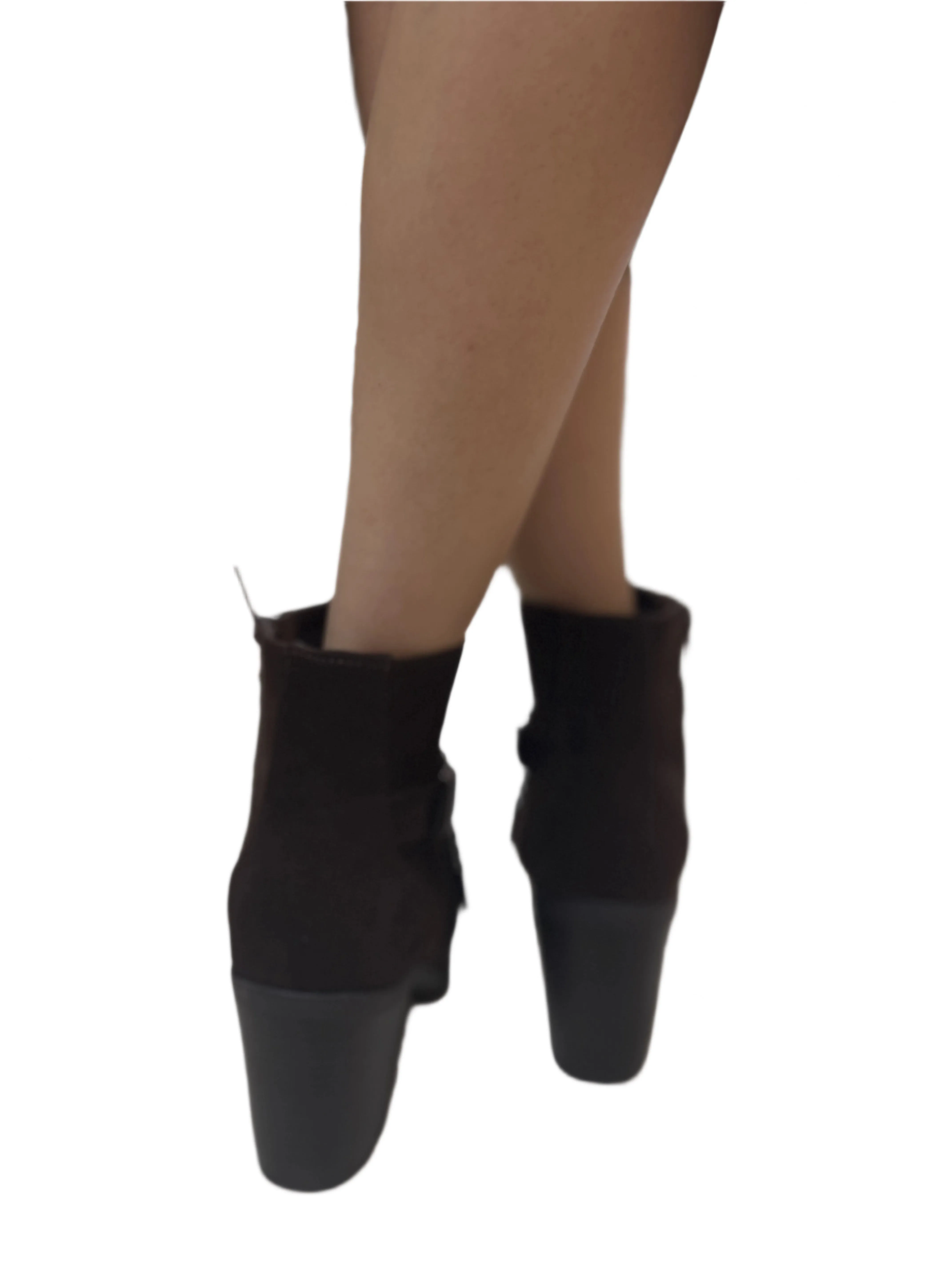 POINTED TOE ANKLE BOOT WITH BLOCK HEEL AND BUCKLE DETAIL JUNO-S