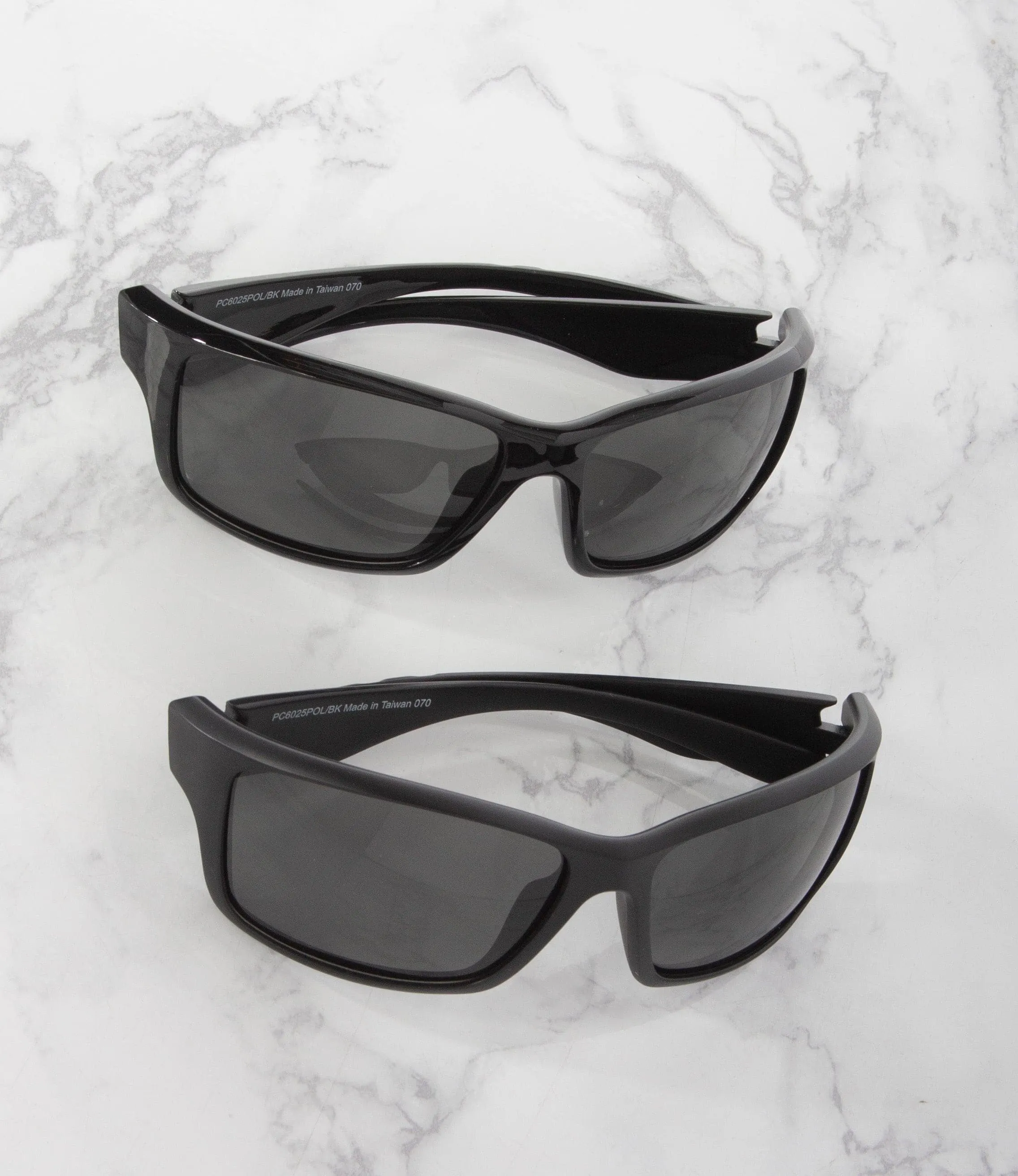 Polarized Sunglasses - PC6025POL/BK - Pack of 12