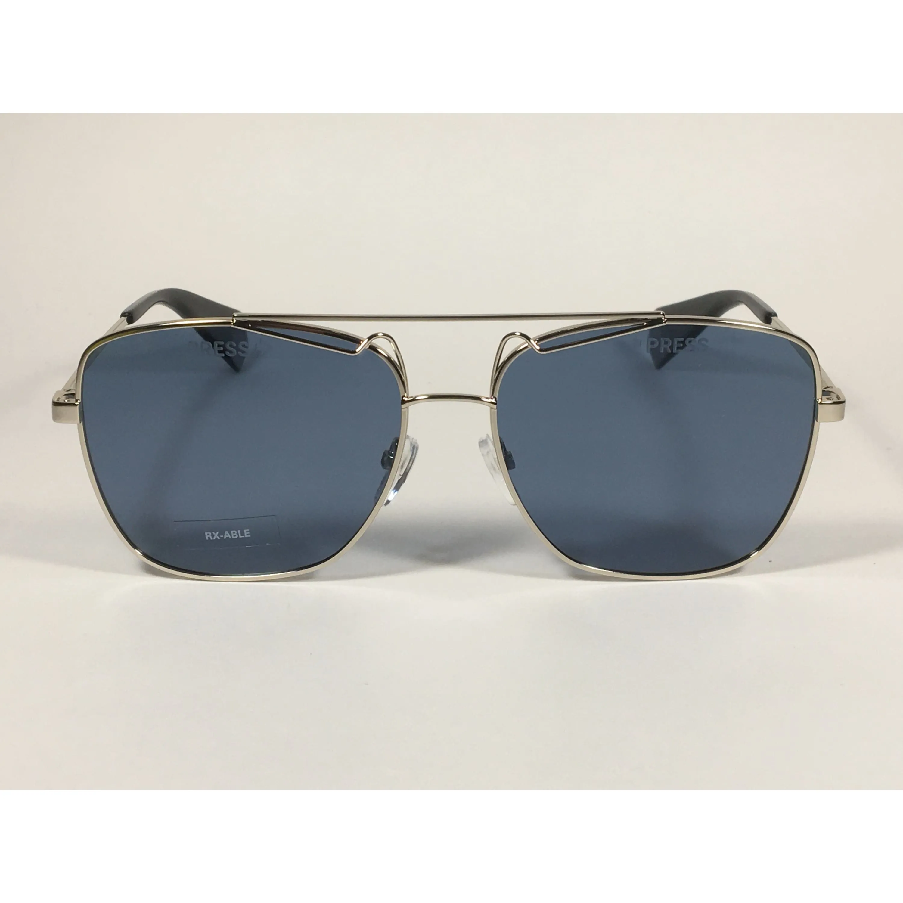 Polaroid Polarized Sunglasses Light Gold Frame Gray Blue Lens PLD6049SX 3YG-3C