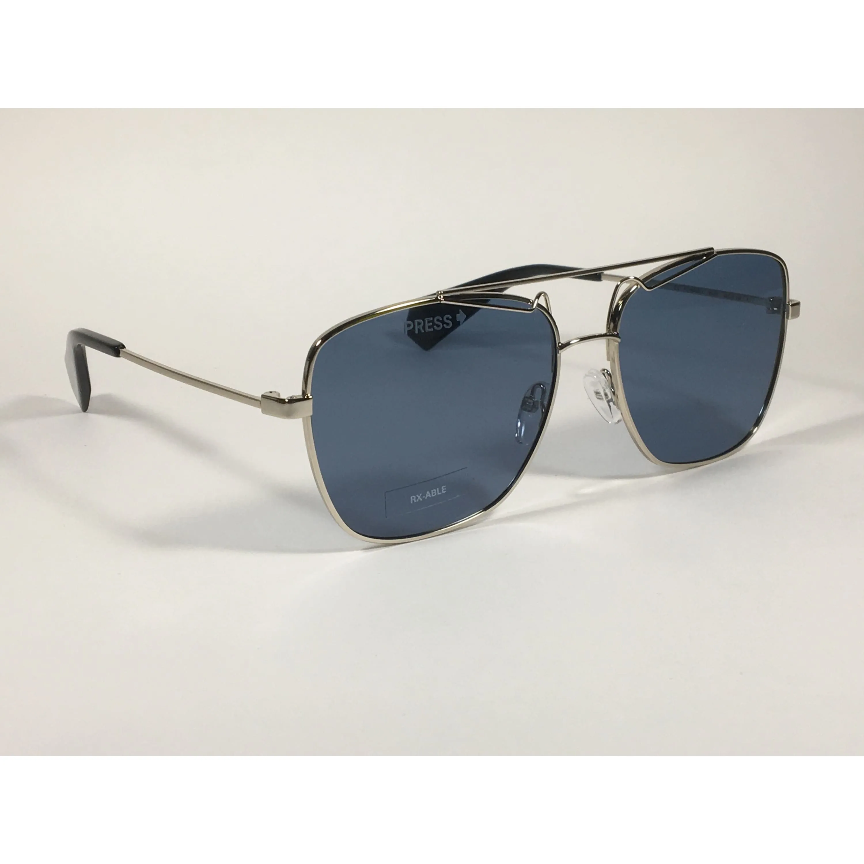 Polaroid Polarized Sunglasses Light Gold Frame Gray Blue Lens PLD6049SX 3YG-3C