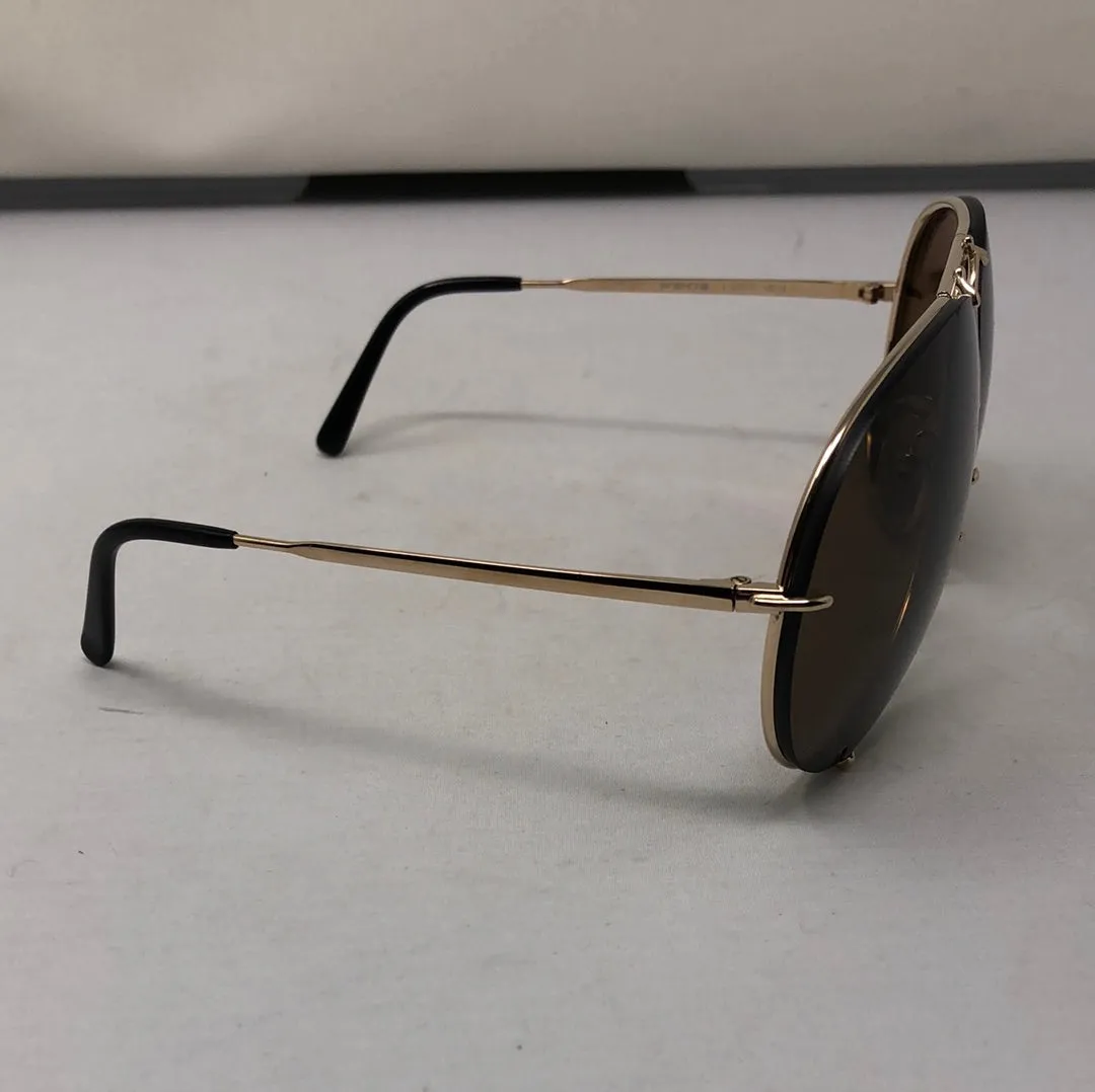 Porsche Design eyewear gold Metal Trim with interchangable lense