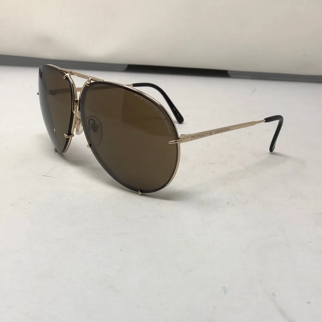 Porsche Design eyewear gold Metal Trim with interchangable lense
