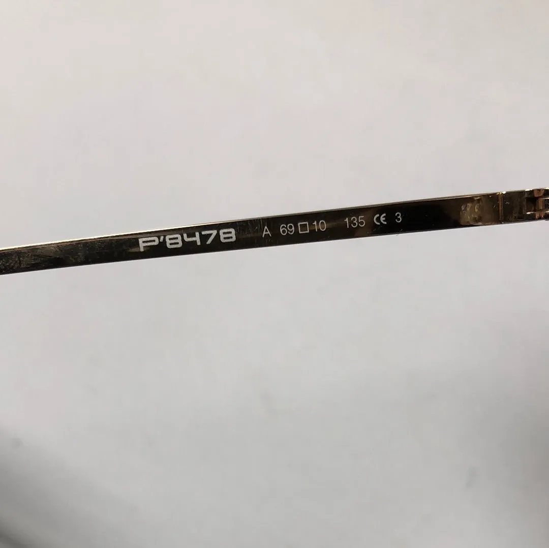 Porsche Design eyewear gold Metal Trim with interchangable lense