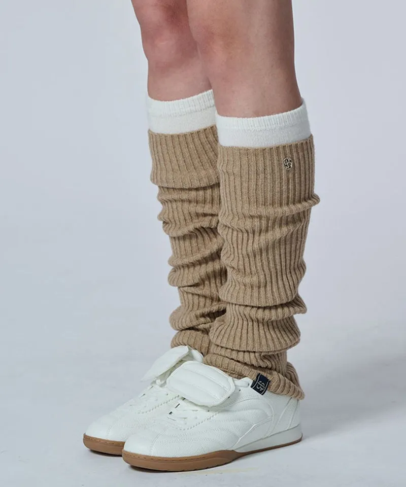 POSHERD Alpaca Wool Leg and Hand Warmers - Sand Beige