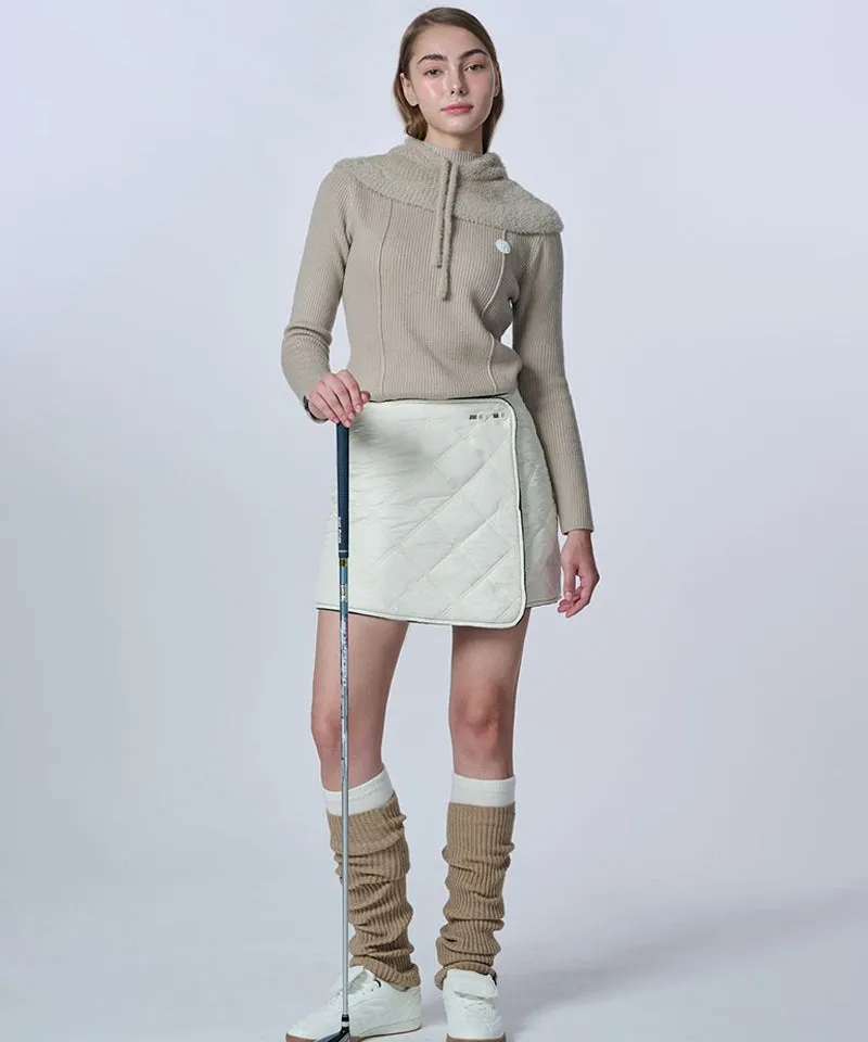 POSHERD Alpaca Wool Leg and Hand Warmers - Sand Beige