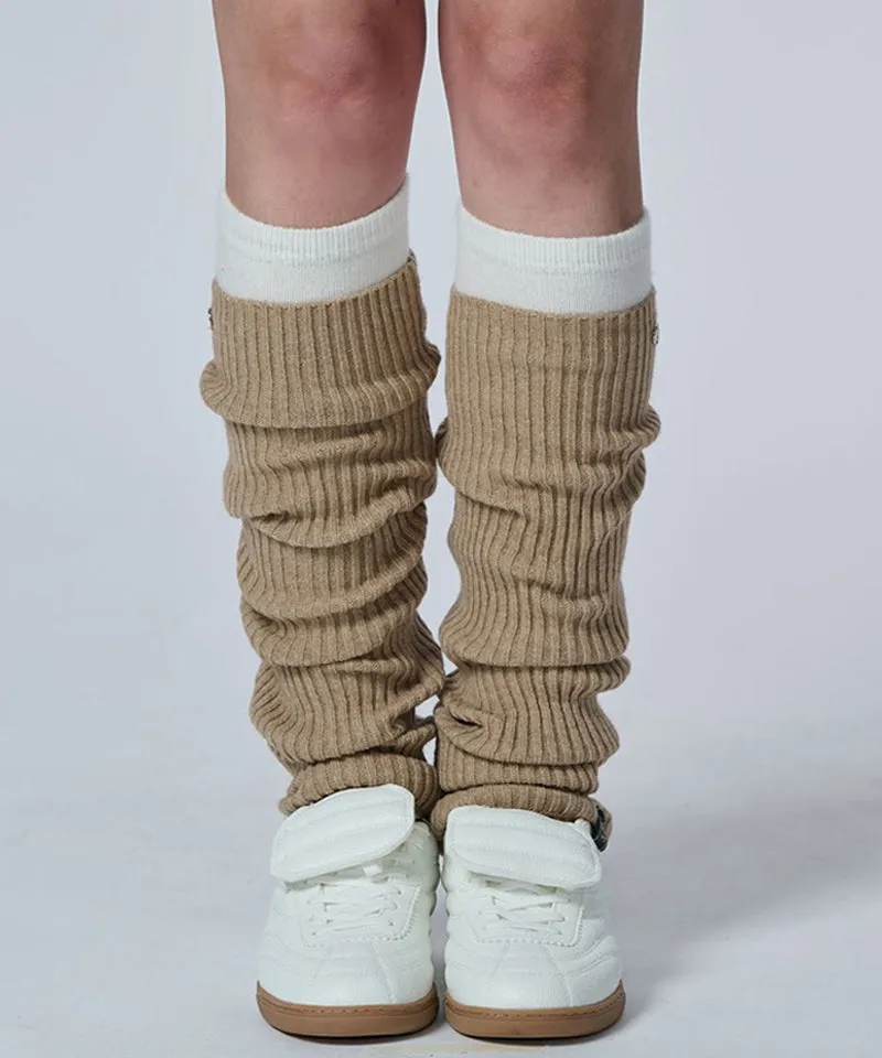 POSHERD Alpaca Wool Leg and Hand Warmers - Sand Beige