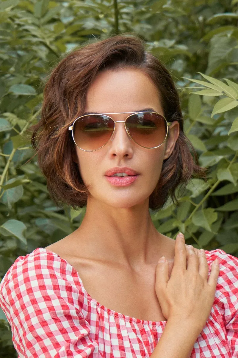 Powder Limited Edition Julieta Sunglasses Gold