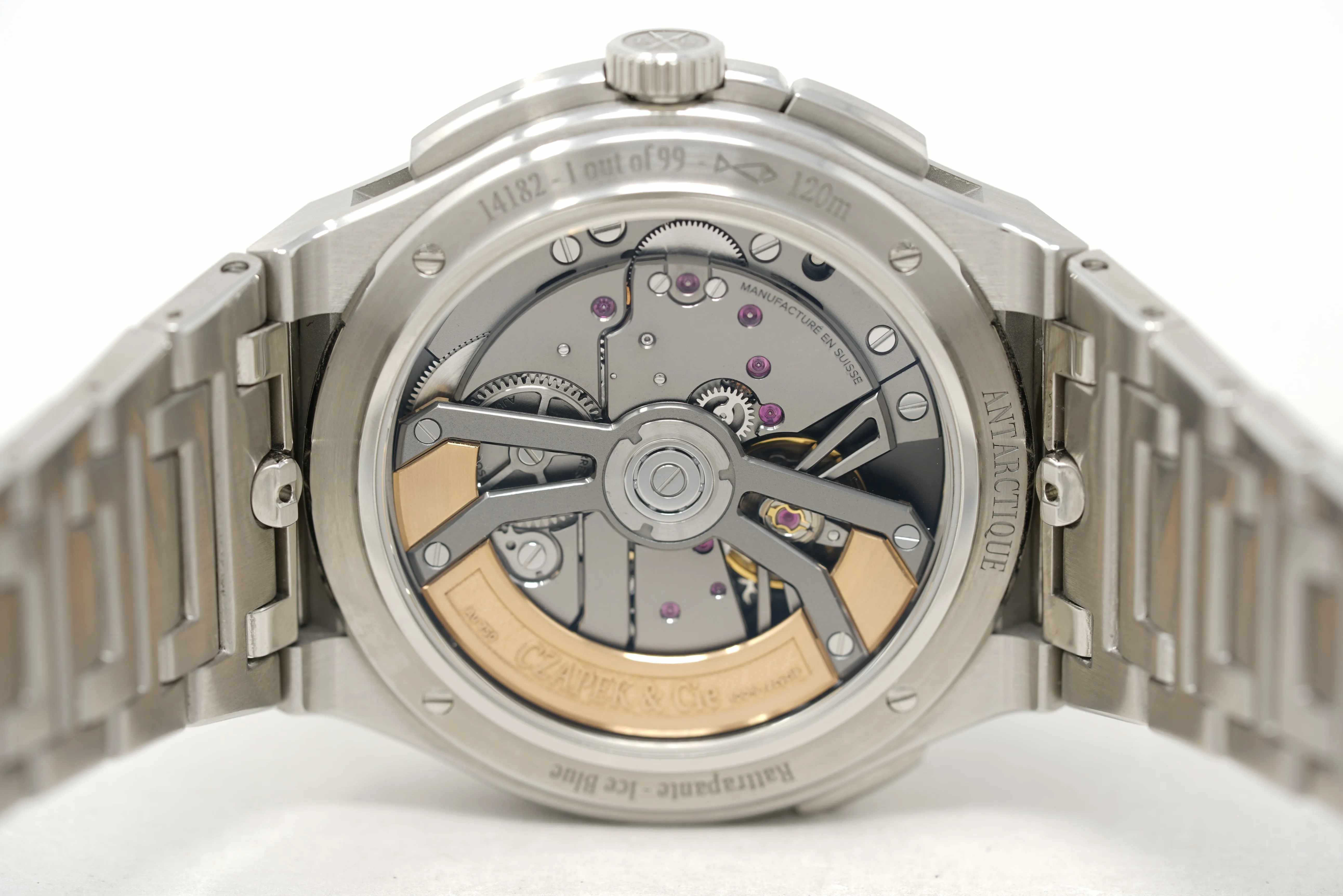 Pre-Owned Czapek Antarctique Rattrapante Ice Blue