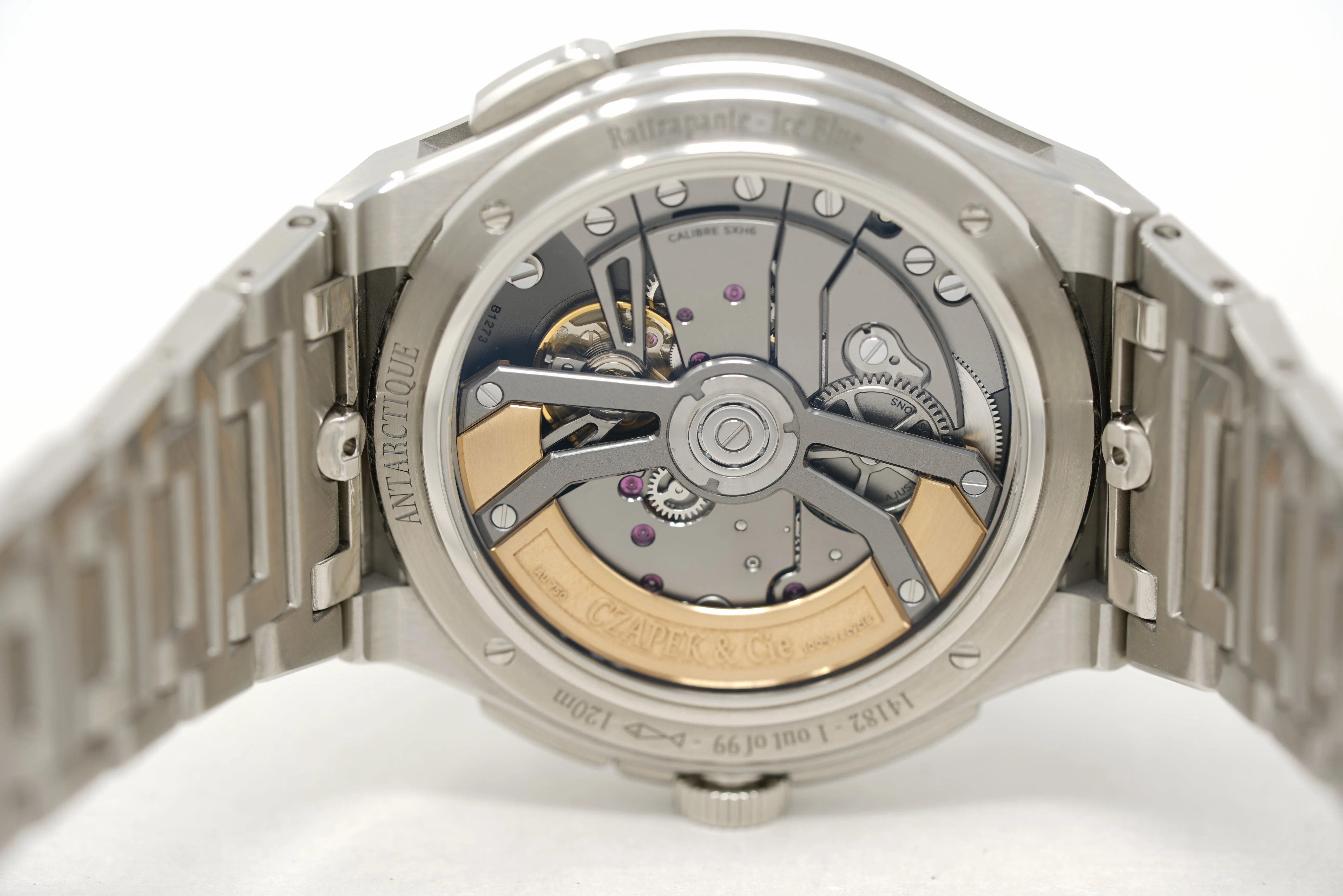 Pre-Owned Czapek Antarctique Rattrapante Ice Blue