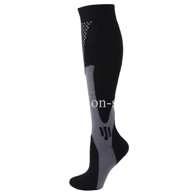 Premium Compression Socks for Men & Women – Sports, Nursing, Varicose Veins & Pregnancy Relief, Athletic & Soccer Stockings for Swollen Legs & Circulation Support
