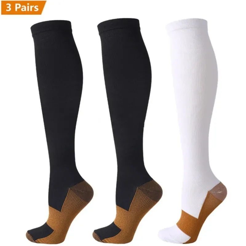 Premium Compression Socks for Men & Women – Sports, Nursing, Varicose Veins & Pregnancy Relief, Athletic & Soccer Stockings for Swollen Legs & Circulation Support