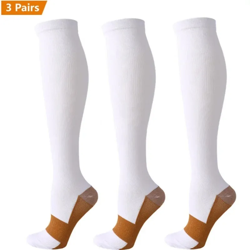 Premium Compression Socks for Men & Women – Sports, Nursing, Varicose Veins & Pregnancy Relief, Athletic & Soccer Stockings for Swollen Legs & Circulation Support