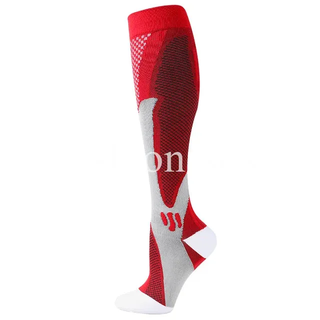 Premium Compression Socks for Men & Women – Sports, Nursing, Varicose Veins & Pregnancy Relief, Athletic & Soccer Stockings for Swollen Legs & Circulation Support